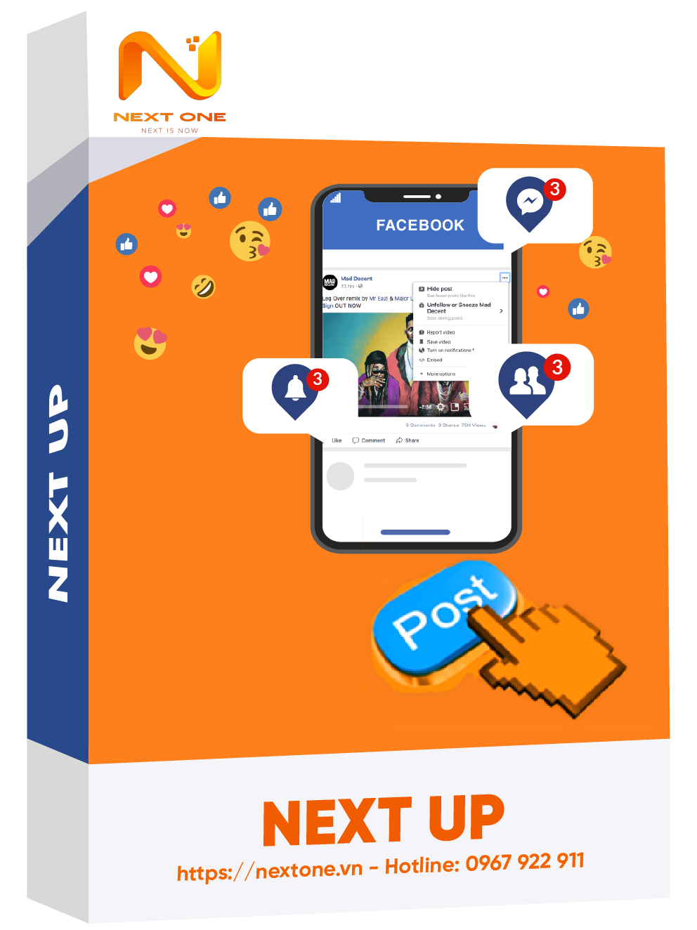 Next Up – Phần mềm đăng bài Facebook tự động, chuyên nghiệp