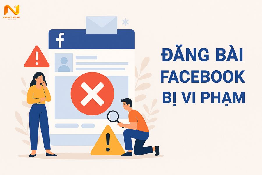 Đăng bài Facebook bị vi phạm