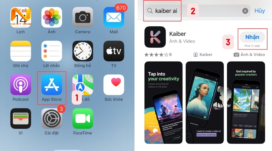 Cách tải Kaiber AI miễn phí trên điện thoại