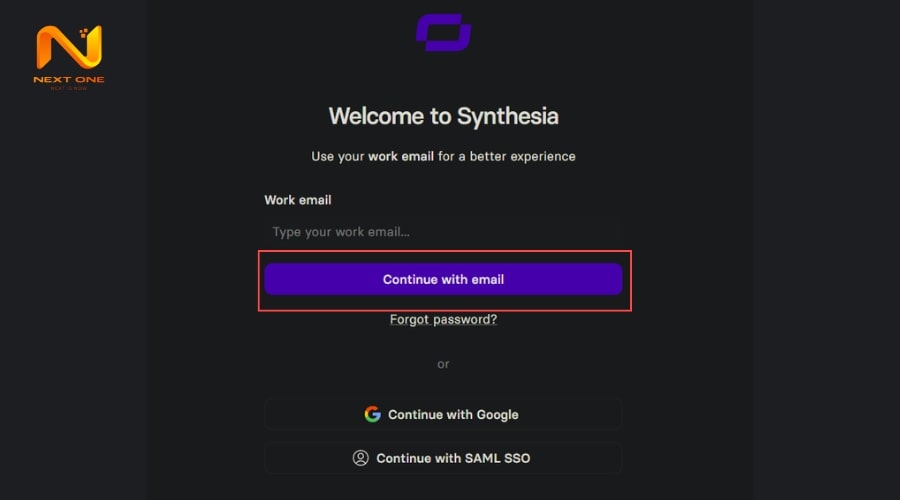 Cách đăng ký tài khoản Synthesia AI
