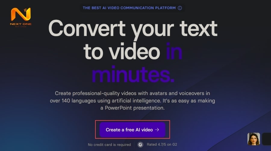 Hướng dẫn cách sử dụng Synthesia AI trên máy tính