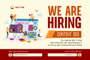Tuyển dụng vị trí content seo