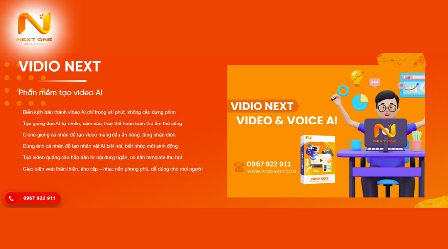 Ưu điểm của Vidio Next - phần mềm AI tạo video từ văn bản tốt nhất