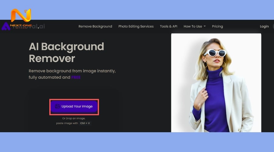 Cách xoá nền ảnh với Removal.AI