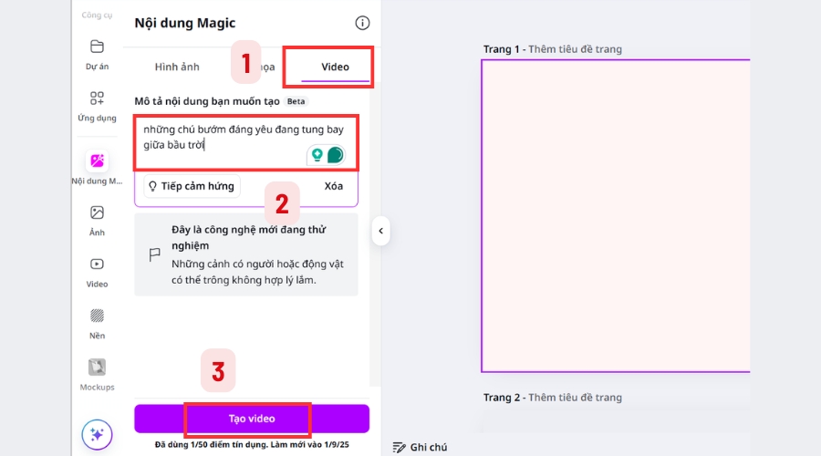 cách tạo video AI bằng Canva dễ dàng