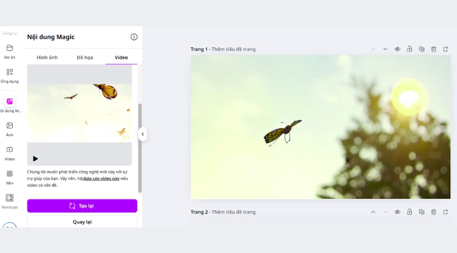 cách tạo video AI bằng Canva nhanh chóng