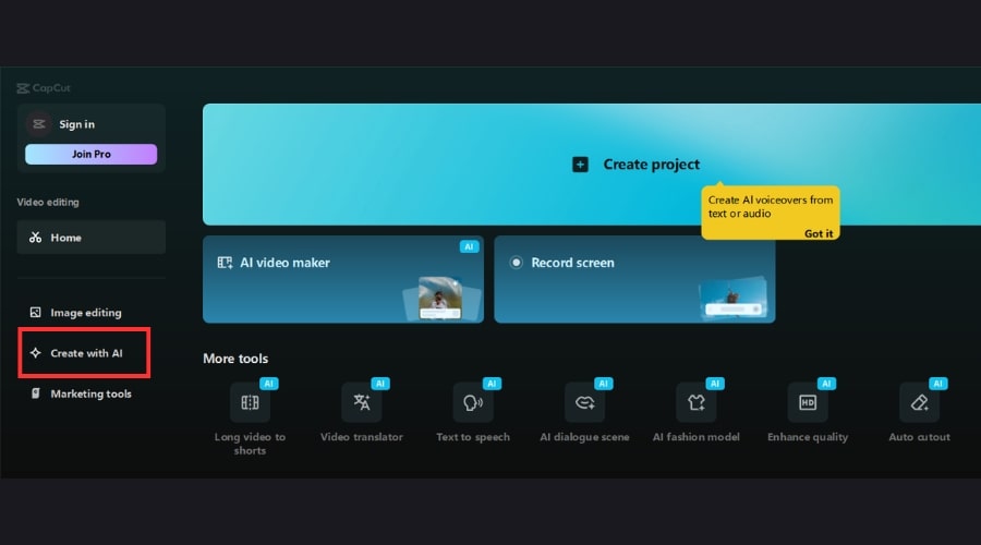Cách tạo video AI trên CapCut hữu ích