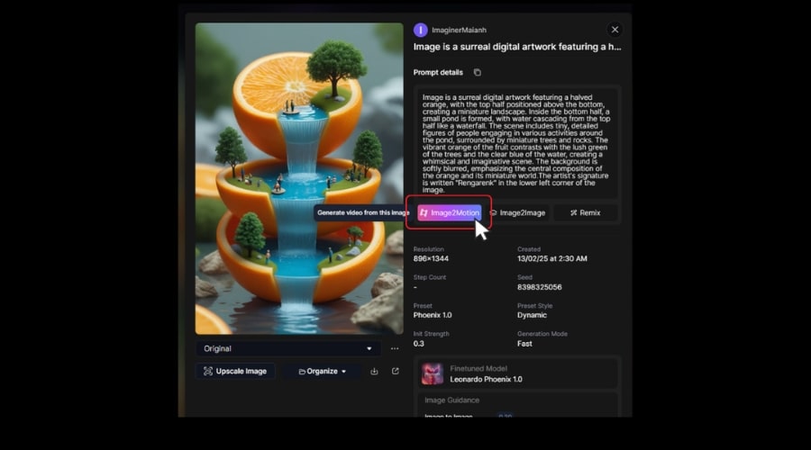 cách tạo video từ Leonardo AI đơn giản